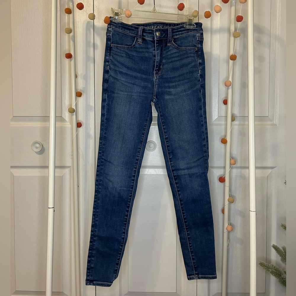 American Eagle Outfitters Women’s Dark Blue Skinny Jeans